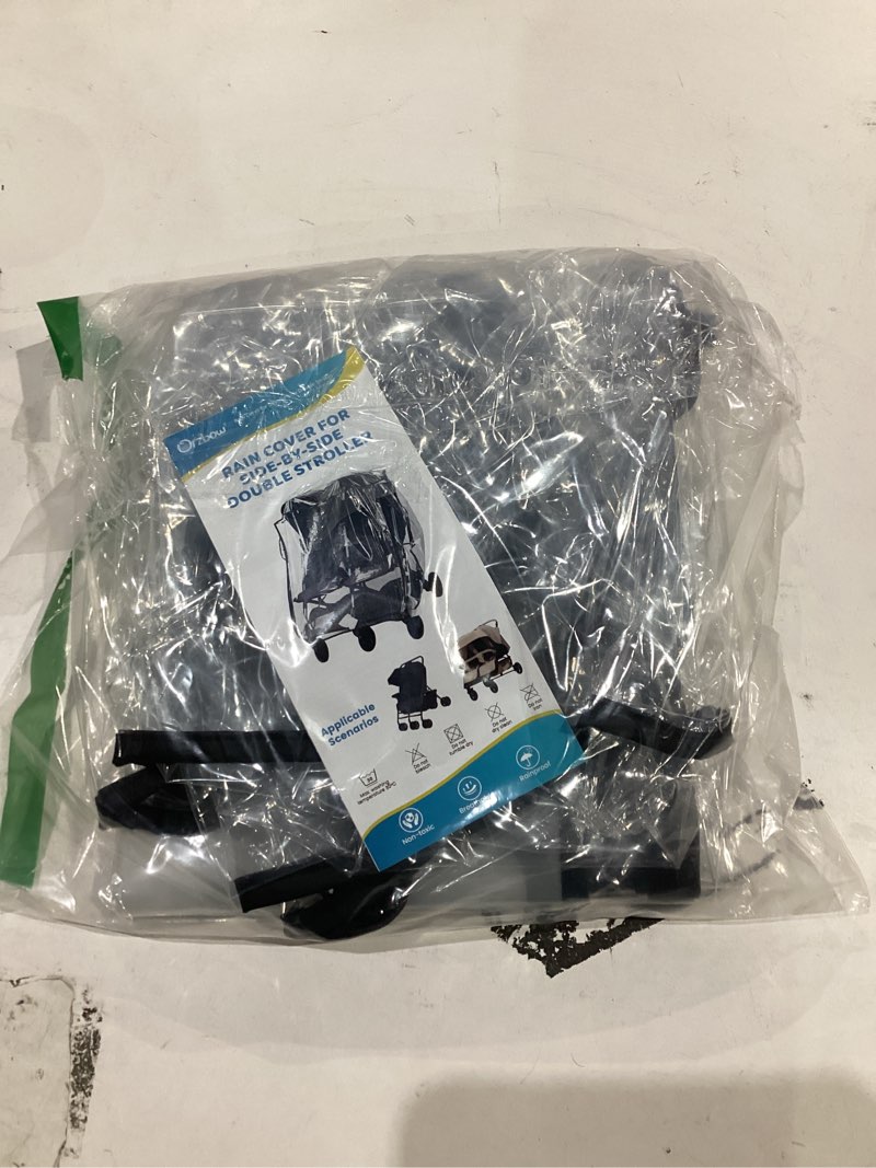Condition photo showing Good Condition for IvyWind Double Stroller Rain Cover, Universal Stroller Cover for Side by Side Baby Stroller, Breathable Weather Shield for All-Weather Protection from Rain/Snow/Dust