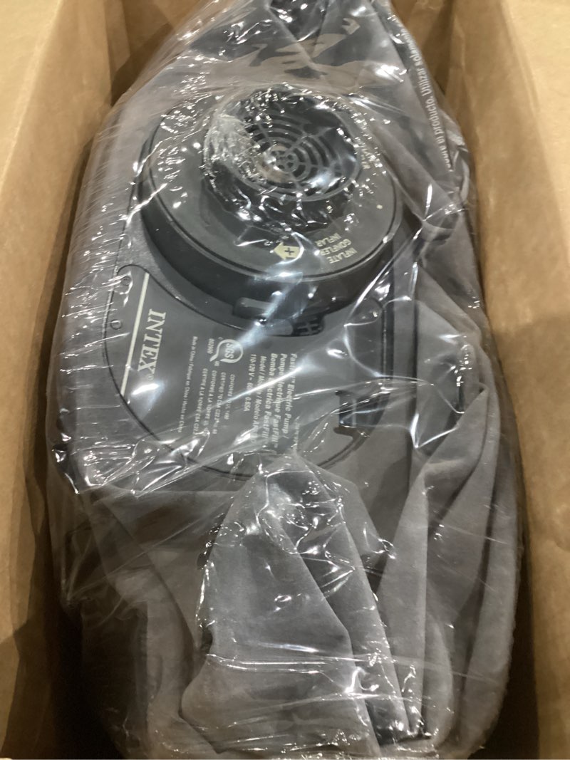 Condition photo showing Good Condition for intex 67765ed dura-beam deluxe comfort-plush mid-rise air mattress : fiber-tech – twin size – built-in electric pump – 13in bed height – 300lb weight capacity 13” grey twin