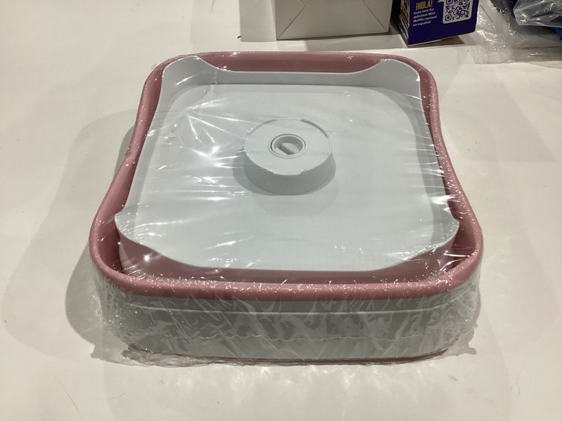 Condition photo showing New/Like New for Collapsible Wash Basin with Drain Plug, 2.4Gal (9L) Foldable Dish Basin for Kitchen, RV, Outdoor Camping, Sturdy and Easy to Clean, Versatile Design Pink