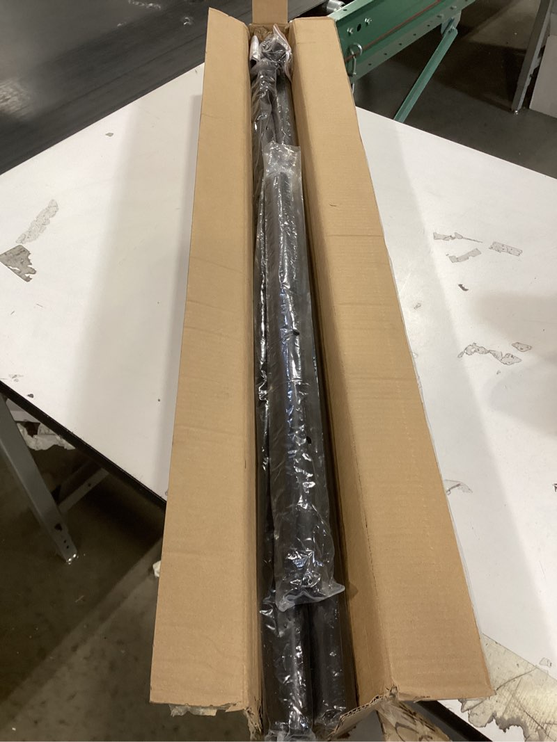 Condition photo showing Good Condition for Tension Curtain Rod by EZFurni,42-123 Inches,Heavy Duty Tension Rods for Windows,No Drilling Adjustable Curtain Rod for Patio,Hold Up Blackout Curtains and Non Slip,Black Black 42-123 inch 1Set