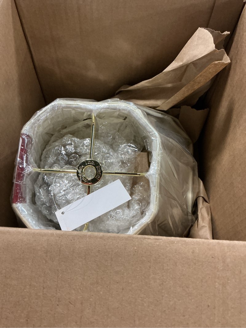 Condition photo showing Good Condition for royal designs, inc. bso-705-10eg-2 square cut corner bell basic lamp shade, 5 x 10 x 8.75, eggshell, 2-pack 5 x 10 x 8.75 eggshell - 2 pack