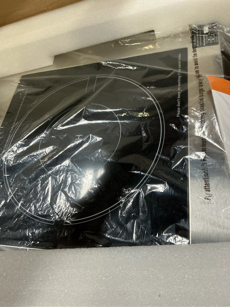 Condition photo showing New/Like New for vbgk commercial induction cooktop 5000w professional cooktop 220v hot plate with lcd touch knob control 4 hours timer,16 power levels,auto-shut-off,induction stove top with plug