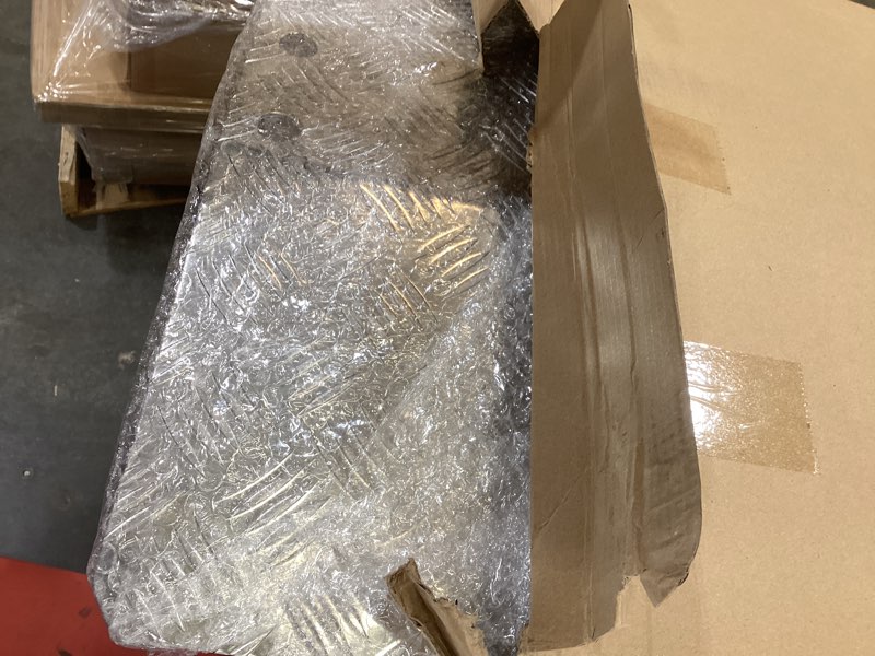 Condition photo showing Good Condition for 27. 6" l x 21. 7" W x 2" H Bridge Threshold Ramp 600lbs Capacity with Supporting Frame and Non-Slip Surface Aluminum Loading Platform Ramp for Wheelchairs Stairs Vans Steps Doorway Driveways