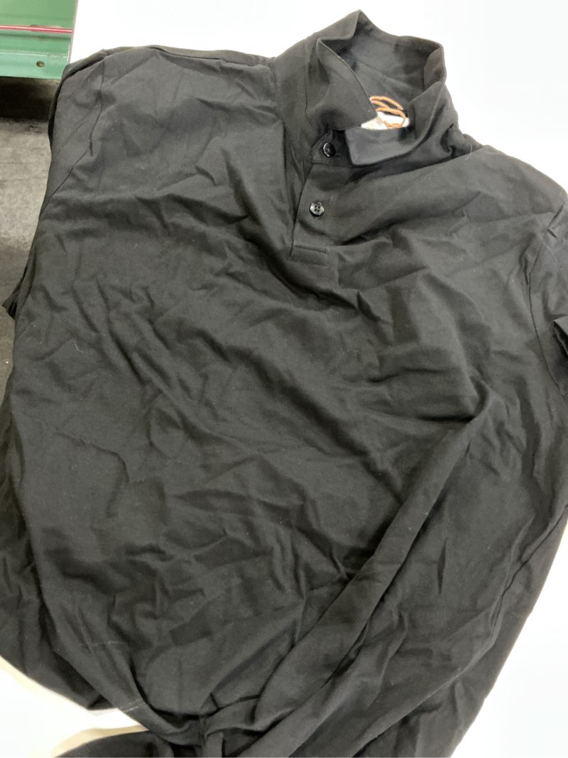 Condition photo showing Good Condition for 100% pima cotton luxe touch polo, m, bold black