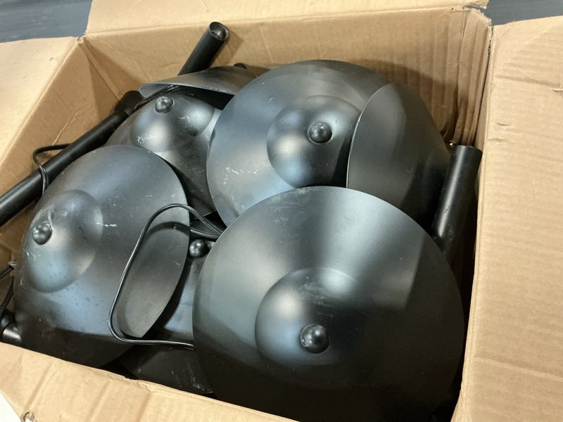 Condition photo showing As Is for sunvie led low voltage landscape pathway light 3w 3000k for yard garden walkway  12 pack