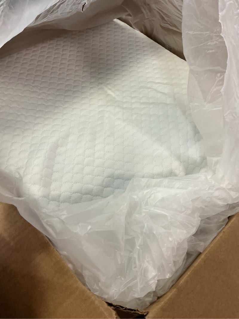 Condition photo showing Good Condition for leg pillow elevation blood circulation, leg wedge for elevation for swelling, leg elevating pillow for after surgery, memory foam foot knee pillow for back sleeping 23.6×16.8×8 inch white/grey 23.6*16.8*8 inch white/grey
