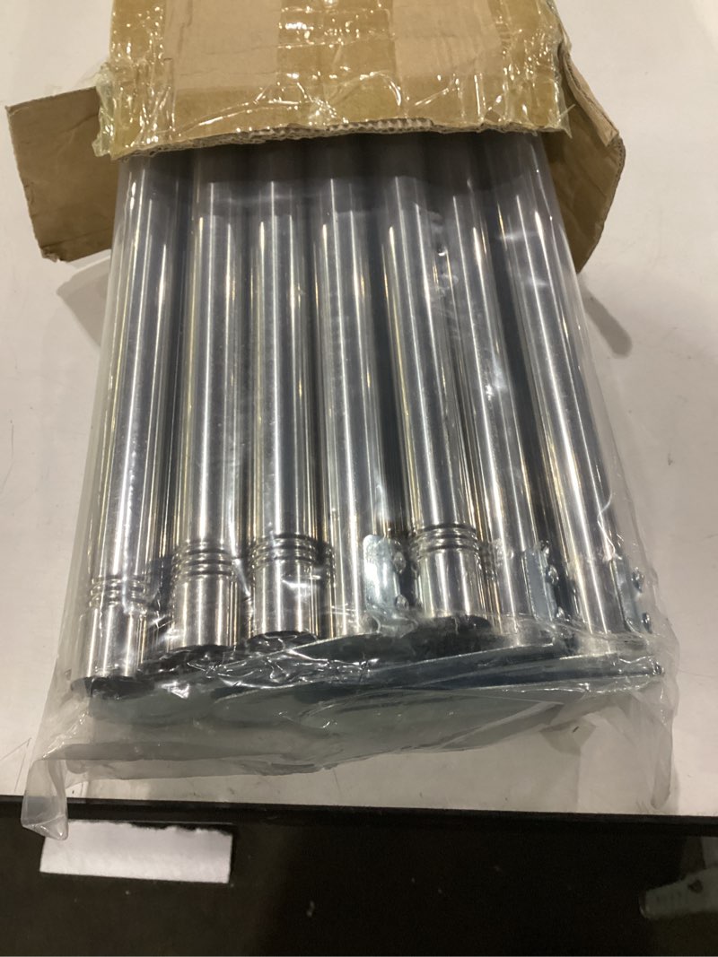 Condition photo showing Good Condition for full size canopy bed frame, thicken stainless steel, bed post poles, metal connectors, mosquito curtains, bedroom decor full metal connectors