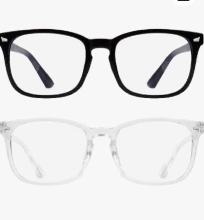 2 PCS Blue Light Glasses for Woman, Blue Light Glasses Men Bluelight Blocking Glasses Eyeglasses For Reading Gaming