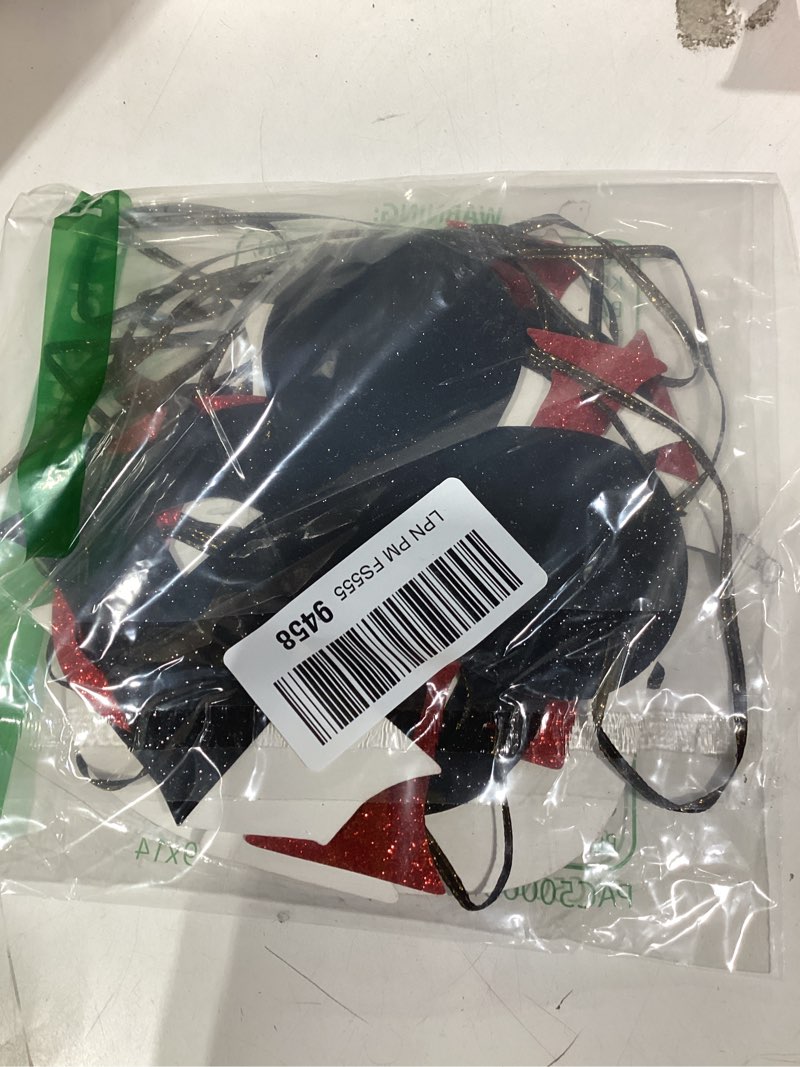 Condition photo showing Good Condition for Casino Happy Birthday Banner - Las Vegas Birthday Party Decor, Casino Theme Blackjack Poker Night Casino Night Birthday Party Decorations Red & Black Glitter