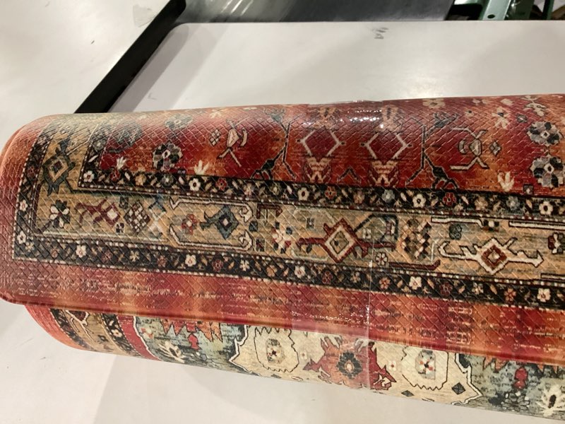 Condition photo showing As Is for runner rug