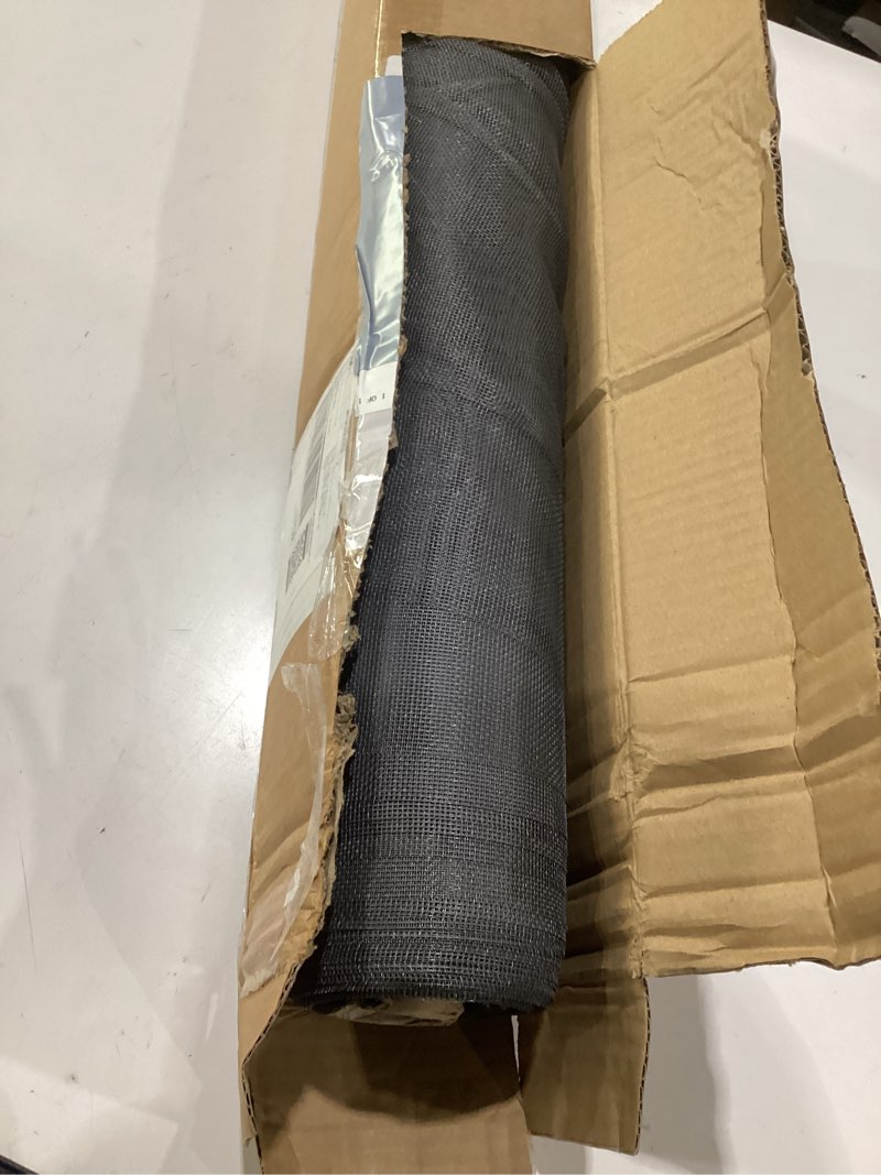 Condition photo showing Good Condition for thinkahead window screen replacement, fiberglass screen material mesh roll 36 inch x 100 feet, durable easy to install for porch, door, patio, house windows, pools, diy projects, gray