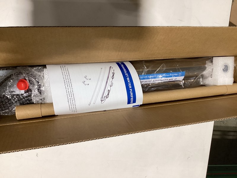 Condition photo showing New/Like New for uv water filter whole house, 1" mnpt, 55w water purifier system for under sink water filter, 120v 12gpm for water purity +1 extra bulb
