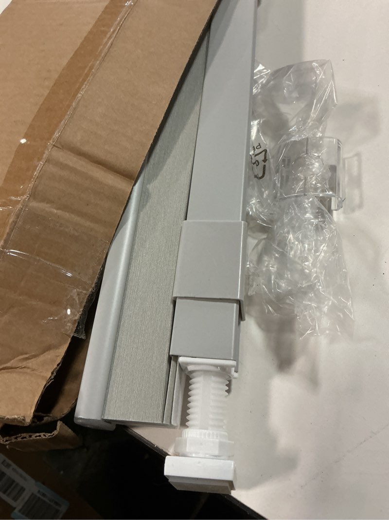 Condition photo showing Good Condition for LazBlinds Cordless Cellular Shades, No Tools No Drill Light Filtering Honeycomb Shades Pleated Blinds for Windows, 28.5'' W x 48'' H, Light Grey Light Filtering-light Grey 28 1/2'' W x 48'' H