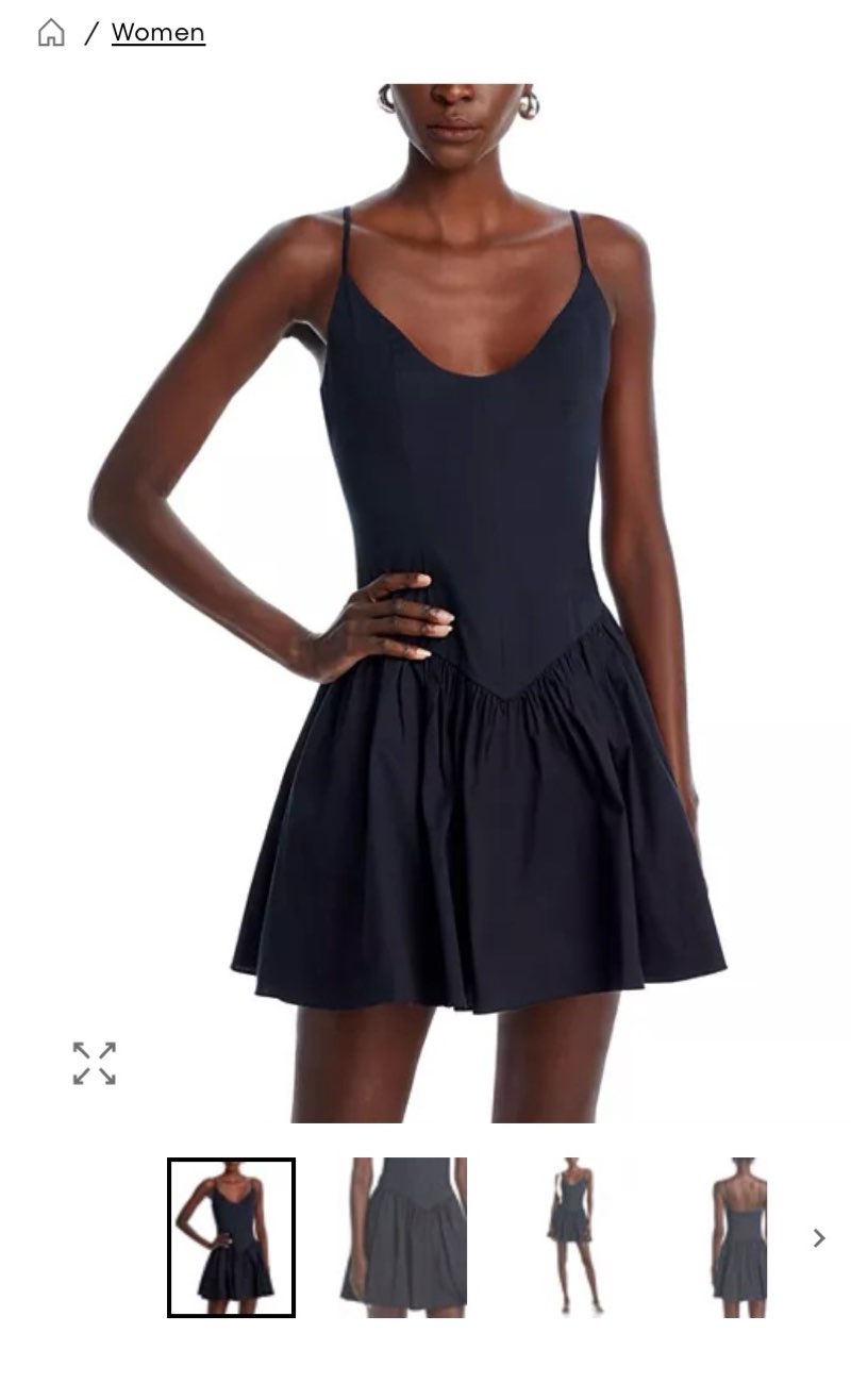   STAUD Dena Mini Dress ( XS) 