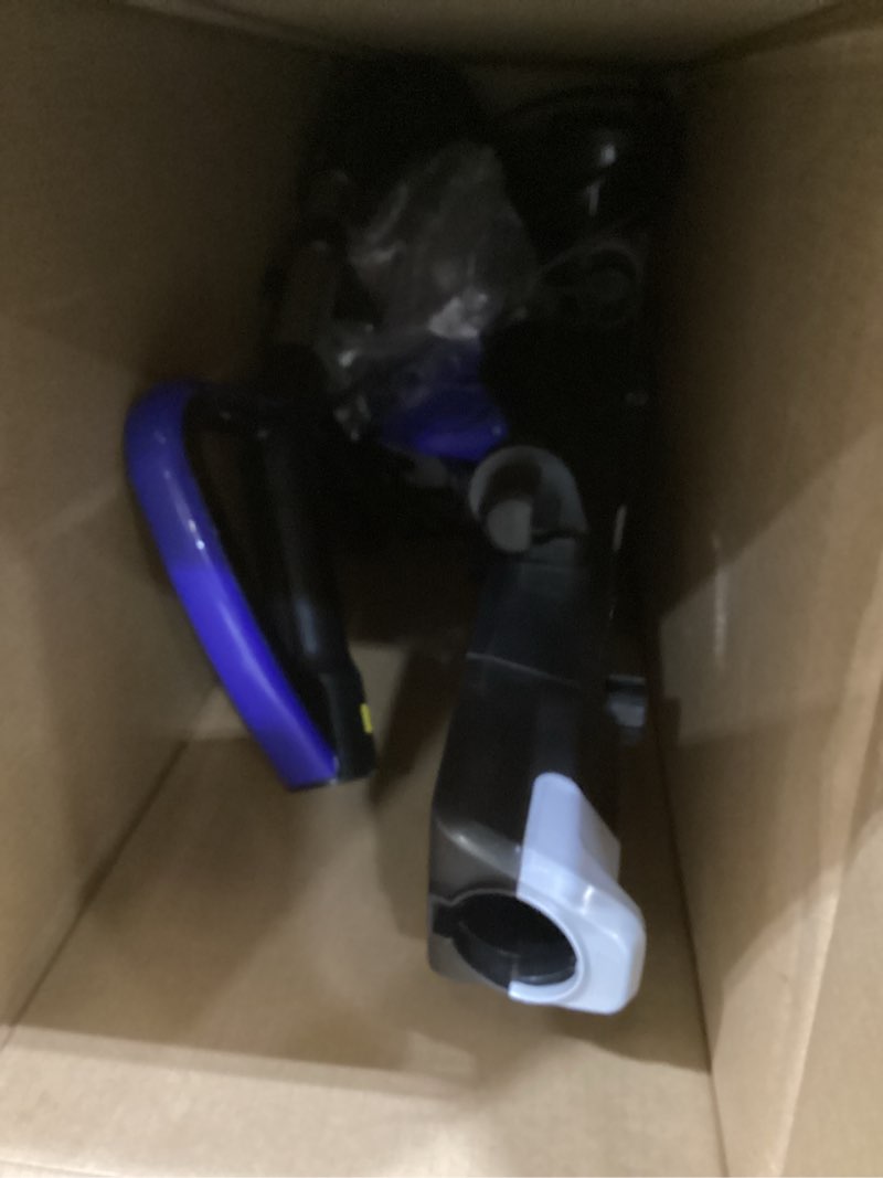 Condition photo showing As Is for Eureka Lightweight Powerful Upright Vacuum Cleaner for Carpet and Hard Floor, PowerSpeed, New Model,Blue,black/New Model