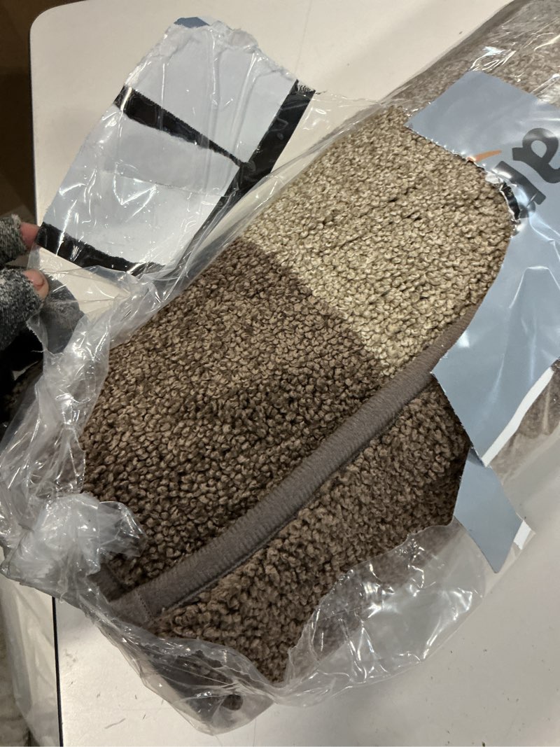 Condition photo showing Good Condition for Machine Washable Kitchen Rug 32" x 72", Non Slip Indoor Door Rug, Absorbent Entrance Runner Rug for Bedroom, Hallway, Bathroom, Floor (Roll Packing) 32" x 72" Beige