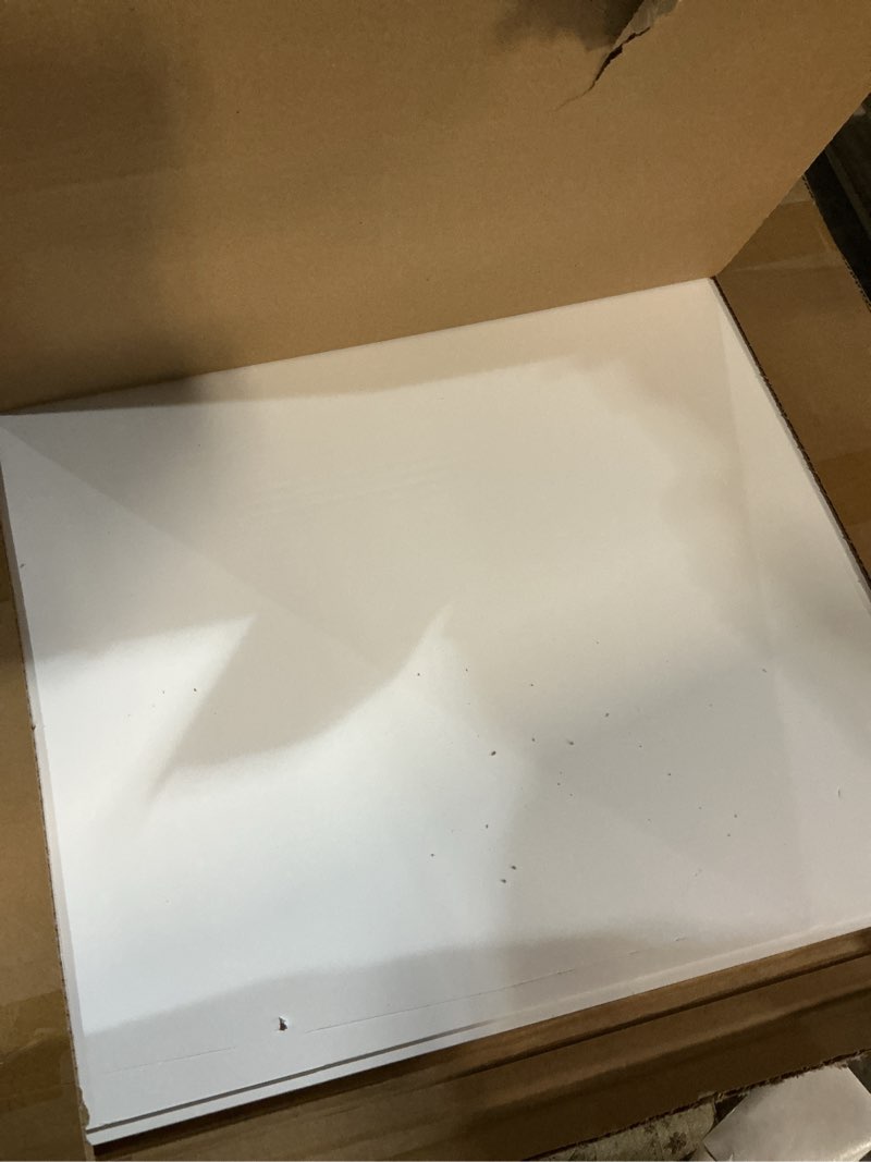 Condition photo showing As Is for Elcoho 4 Pack White Foam Board, 24 x 36 Inch Acid-Free Foam Core Board, 5mm Thick Double Sided White Poster Boards for Presentation Art Display Office School Projects Crafting Sign Making 4 24 x 36 Inch