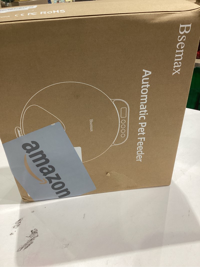 Condition photo showing Good Condition for Automatic Wet Food Cat Feeder, Auto Refrigerated Wet Foods Feeder for Cats Dogs 4 Meal Timed Fresh Foods Dispenser with 2 Ice Packs Small Pet Feeders for Kitty Puppy Automatic Cat Dog Food Bowl