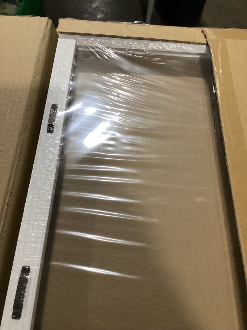 Condition photo showing Good Condition for abtgt 16x20 canvas floating frame with 0.9" deep, white floater frame for canvas paintings with adhesive, vertical or horizontal wall art frame for prints oil painting diamond decor, 1 pack. white 16x20