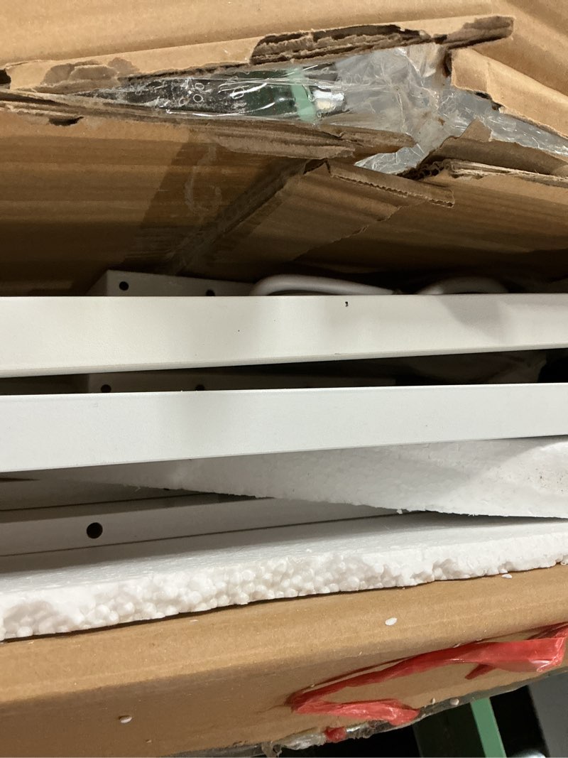 Condition photo showing As Is for Computer desk white 