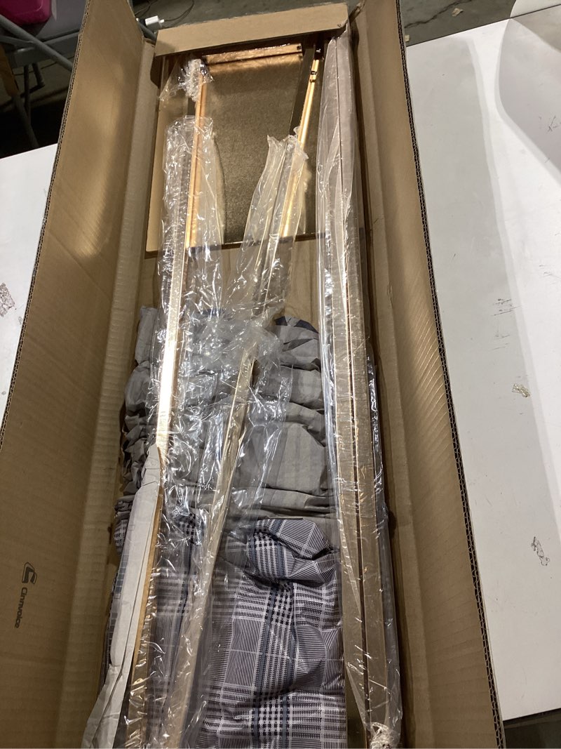 Condition photo showing Good Condition for cinnvoice 2 pack gold shirt display stand metal clothing display stand garment rack 48-72 inch adjustable clothing rack for highlighting featured merchandise shop retail store