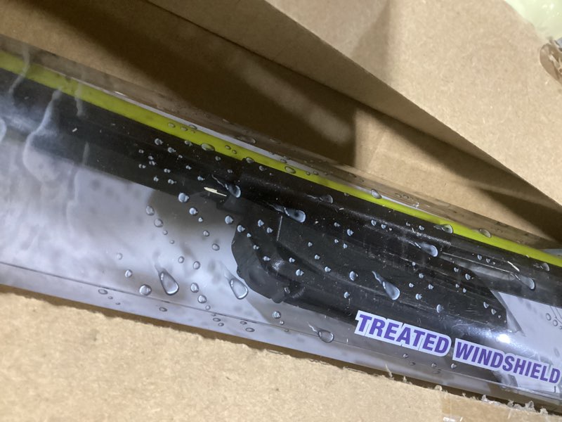 Condition photo showing As Is for Rain-X 810161 Latitude 2-In-1 Water Repellent Wiper Blades, 26" and 18" Windshield Wipers (Pack Of 2), Automotive Replacement Windshield Wiper Blades With Patented Rain-X Water Repellency Formula 26" and 18" Latitude