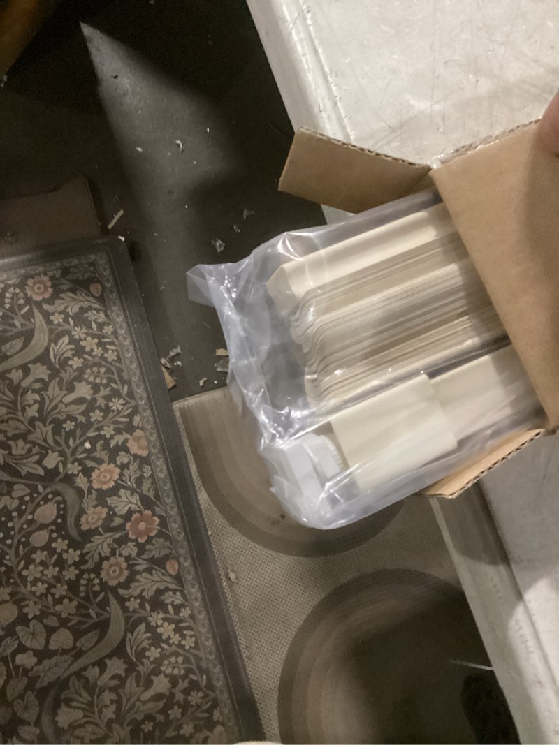 Condition photo showing New/Like New for lazblinds no tools no drill 1" vinyl mini blinds, cordless blinds for windows, light filtering horizontal window blinds & shades, 31" w x 64" h, cream cordless-cream 31" w x 64" h