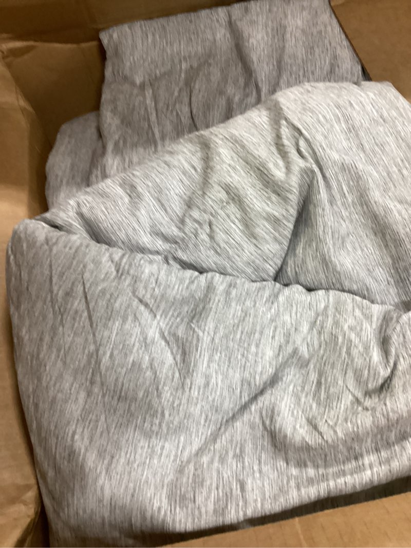 Condition photo showing As Is for (Similar item). Bedsure Queen Comforter Set - Dark Grey Comforter Queen Size, Soft Bedding for All Seasons, Cationic Dyed Bedding Set, 3 Pieces, 1 Comforter (90\"x90\") and 2 Pillow Shams (20\"x26\"+2\") Queen 02 - Dark Grey