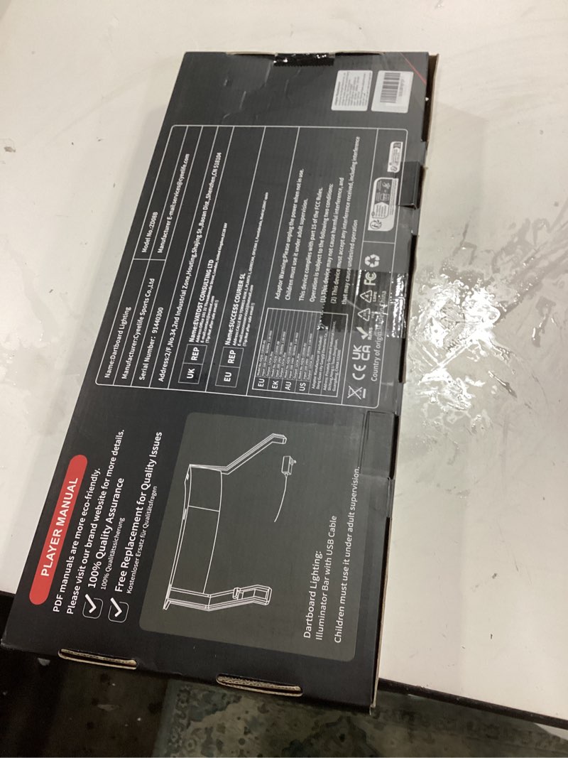 Condition photo showing Good Condition for CyeeLife Dartboard LED Lighting System for Steel Dart Board,2 Parts&Easy to Install,ZD08B