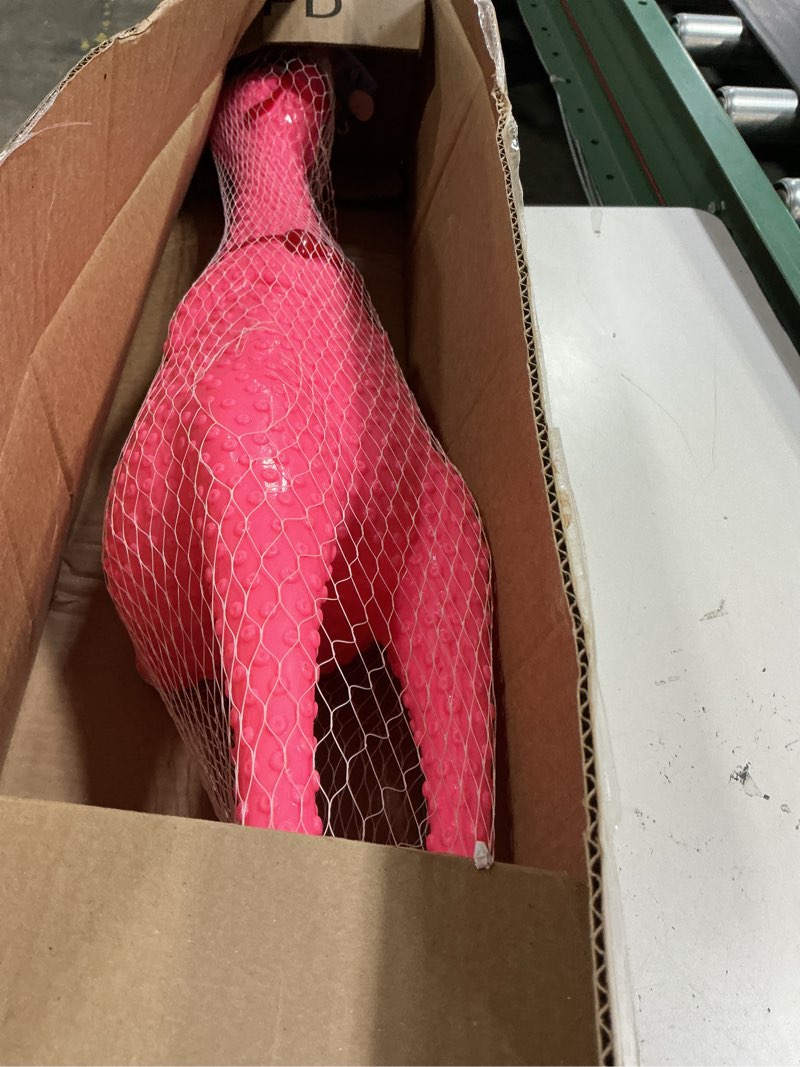 Condition photo showing New/Like New for animolds crazy huge rubber chicken - 29 inch giant screaming noise makers for parties, pranks, practical jokes - squeaks up to 45 seconds - squawking novelty gag gift (random color)