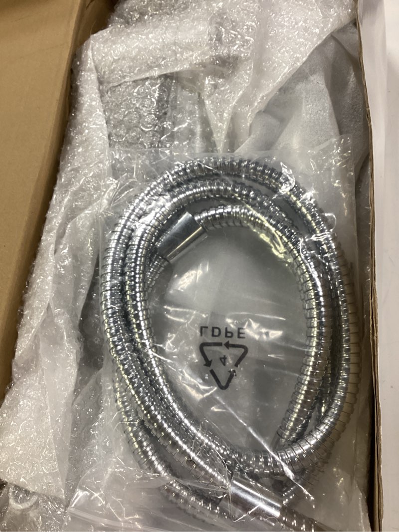 Condition photo showing Good Condition for Rain Shower Head with filtered Handheld High Pressure rainfall Shower Heads with Handheld Spray Combo Adjustable one-piece stand daul shower head Built-in Magnetic Docking and Power Jets Chrome