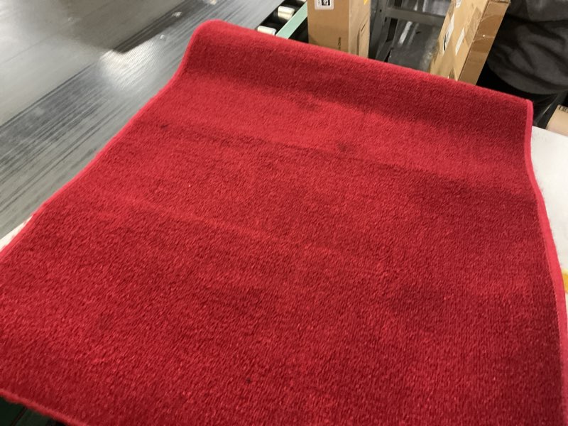 Condition photo showing As Is for Garland Rug Gramercy Washable Bath Rug – Soft, Plush, Absorbent, Quick-Dry, Durable, 2 Piece Rug Set (17\"x24\" and 20\"x34\"), Classic Red Classic Red 2 Piece Rug Set (17\"x24\", 20\"x34\") ( incomplete 