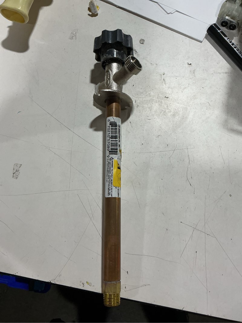 prier products diamond 10-in l x 1/2-in mip brass anti-siphon frost resistant half turn sillcock item