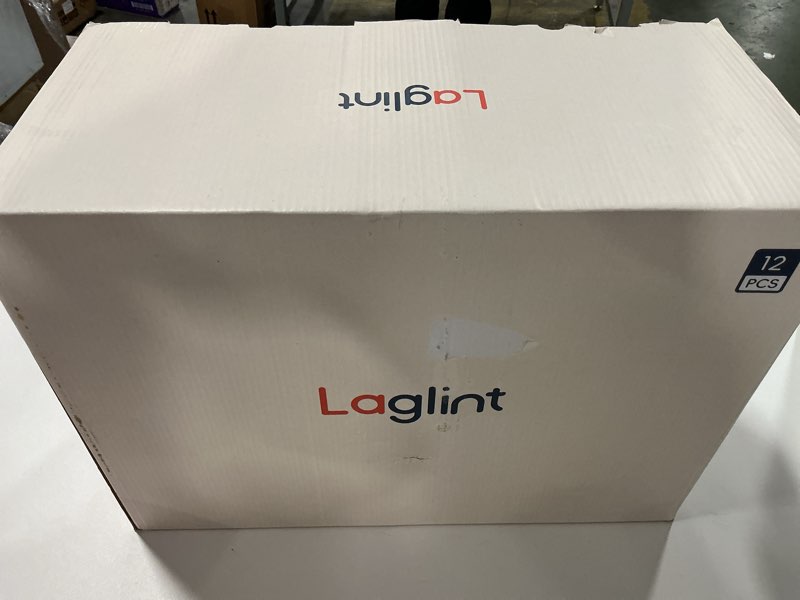 Condition photo showing New/Like New for Dinnerware Sets for 4, 12 Pieces Opal Glass Plates and Bowls Set, Dishwasher and Microwave Safe Ribbed Dish Dinning Ware, Chip and Scratch Resistant Dishware, White Daffodil-12 Pcs (Service for 4) White