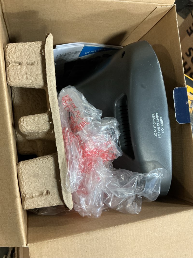 Condition photo showing As Is for DeLonghi Compact Ceramic Heaters 1500