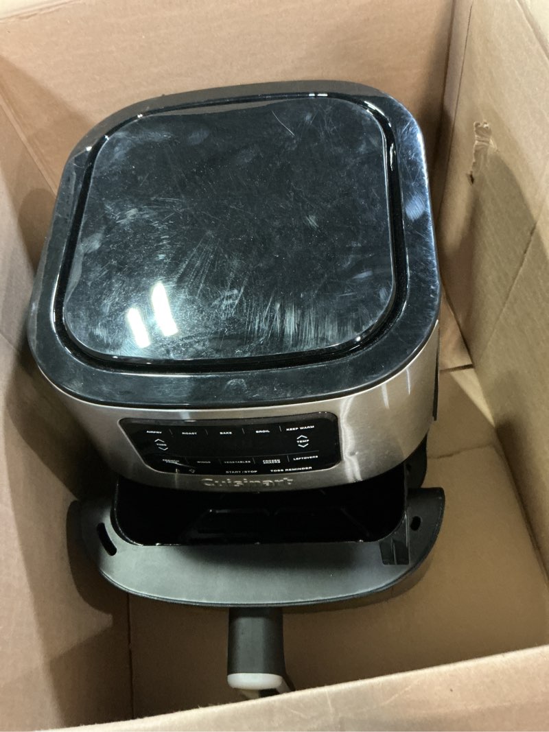 Condition photo showing As Is for Customer Reviews for Cuisinart 6 qt. Basket Air Fryer with Glass Viewing Window