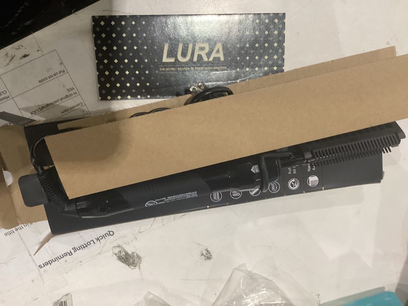 Condition photo showing Good Condition for 180°f-500°f electric hot comb straightener for lace front wigs and african american hair, digital display, pressing comb for black women