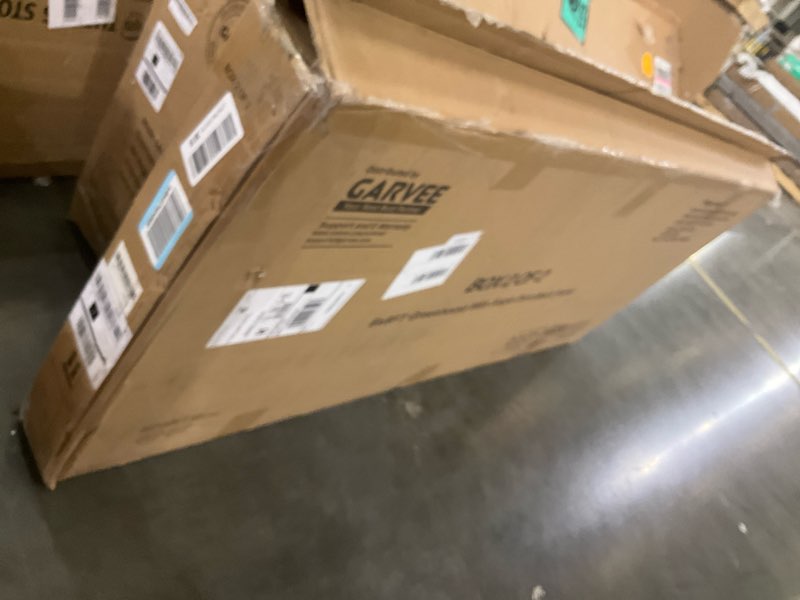 Condition photo showing As Is for 6X6 FT Greenhouse for Outdoors, Polycarbonate Greenhouse with Roof Vent, Ground Nails, Lockable Push Door, Aluminum Large Walk-in Green House for Outside Garden Backyard, Patio, Lawn, Black Black 6x6 FT