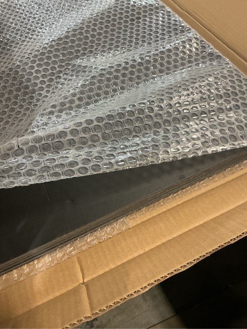 Condition photo showing Good Condition for PEKGRIL 24x36" Black Poster Board 4 Pack, 5MM Thick Foam Core Board, Large Lightweight Foam Board for Projects, Display Boards for Crafts, Paintings Prints, Art, Display, Presentation 4PACK Black