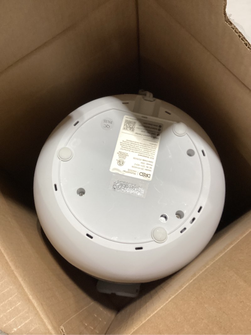 Condition photo showing Good Condition for dreo humidifiers for bedroom, 3l top fill 30h & 26db quiet runtime for large room, cool mist ultrasonic humidifier with humidity sensor, night light for home, baby, nursery, plants, new edition pearl white
