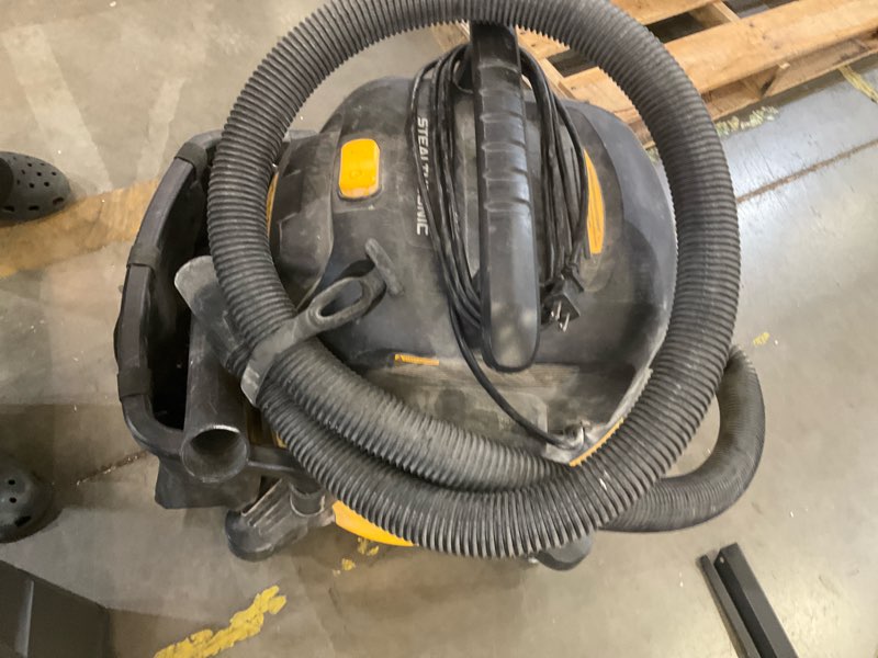 Condition photo showing As Is for dewalt stealthsonic quiet 9-gallon 5 hp corded wet/dry shop vacuum