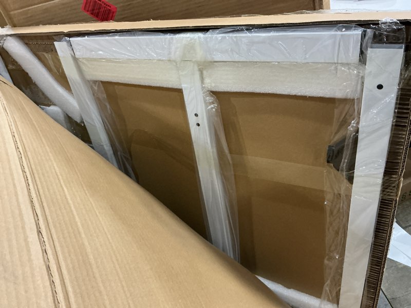 Condition photo showing New/Like New for maxtek rolling whiteboard, 72x40 large double-sided white board dry erase on wheels, giant magnetic white board standing for office, school, home office, homeschool(72 x 40) 72"w x 40"h white