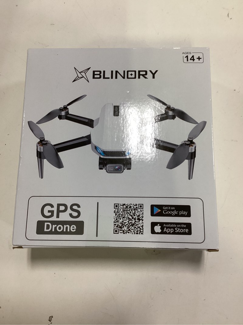 Condition photo showing New/Like New for GPS Drone with Camera for Adults, 2K HD FPV Drone with Auto Return, Follow Me, Circle Fly, Waypoint Fly, Stable Hover, Brushless Motor, Foldable 5G Transmission Remote Control Quadcopter, Black HK55-Black