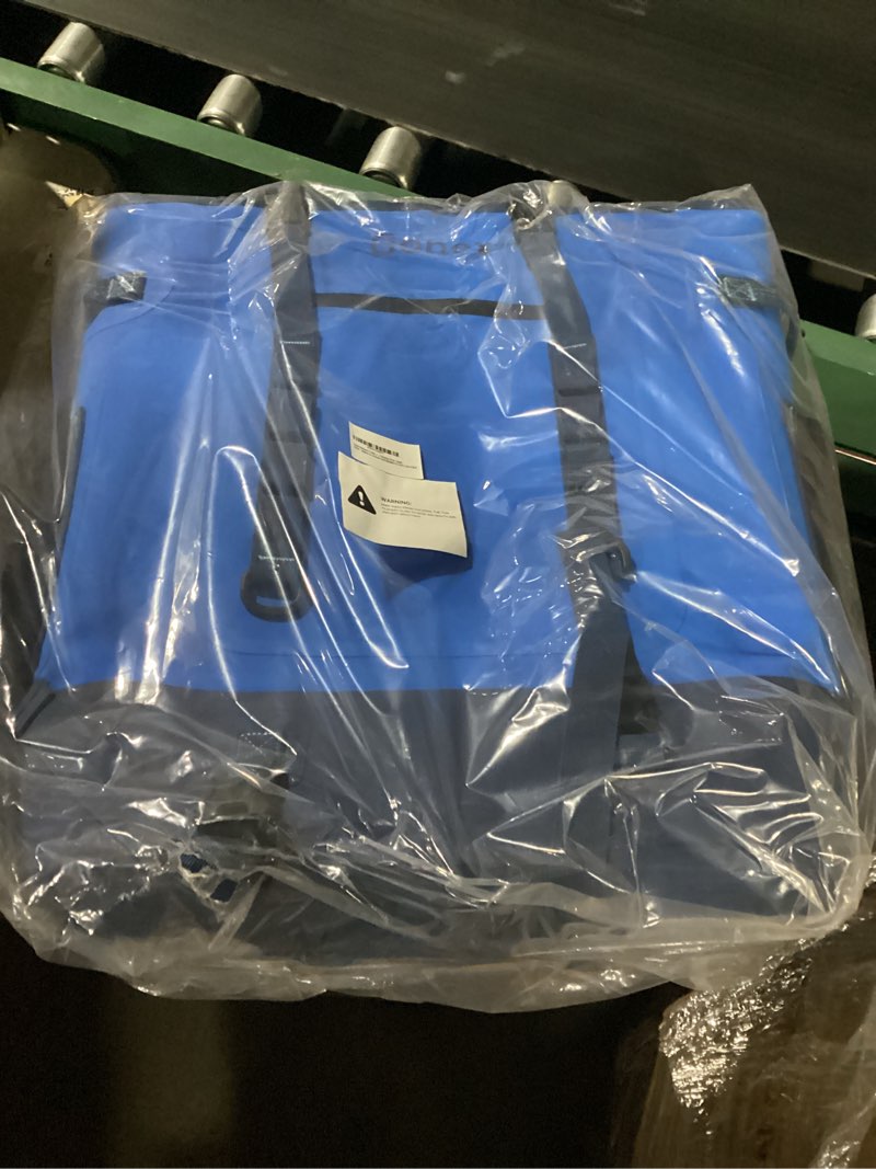 Condition photo showing New/Like New for gonex cooler backpack, 40 can insulated soft backpack cooler bag for men women, waterproof nylon tpu cooler backpack for beach, picnic, lunch and camping blue 40 can