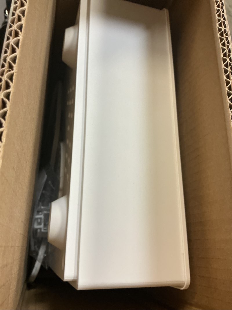 Condition photo showing As Is for DREO Smart Wall Heater, IP24 Electric PTC Space Heaters for Indoor Use, 30° Oscillation, Adjustable Thermostat, Remote Control, Works with Alexa, 24H Timer, Easy-mounted for Office, Bedroom, Home White Standard