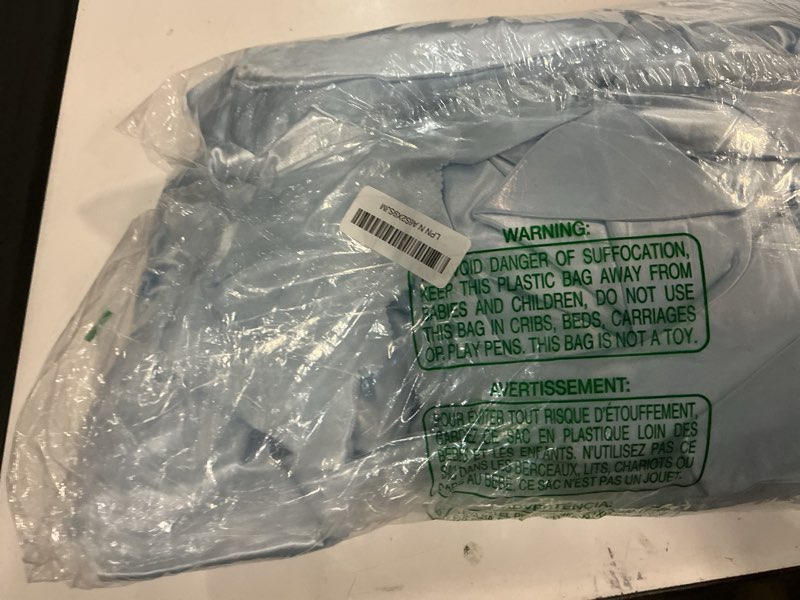 Condition photo showing item condition for 10 Pack 90 Inch Light Blue Round Satin Tablecloths Round Satin Table Cloths, Overlay Silky Tablecloths Dining Table Covers for Wedding, Party, Banquet, Events, Reception, Dinner