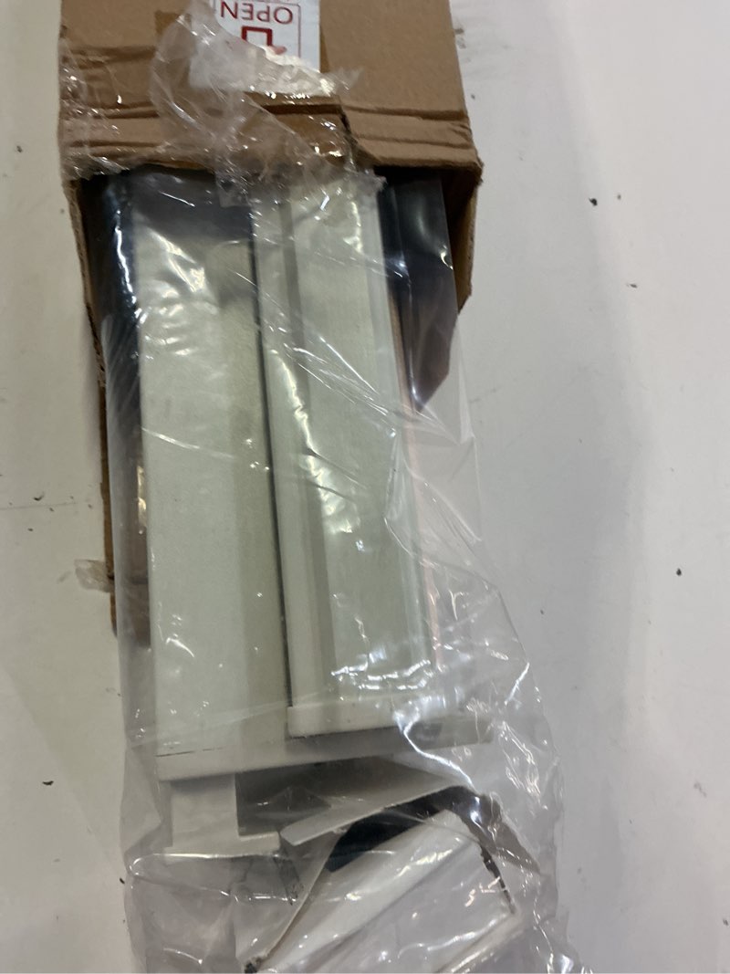 Condition photo showing Good Condition for joydeco no drill zebra blinds for windows, cordless day & night dual sheer roller shades, easy installation, free-stop lift system, light filtering privacy blinds for home(beige,32" w x 75" h) a-beige (no drill) 32"w x 75"h
