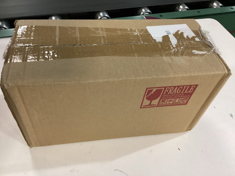 Condition photo showing New/Like New for 20 Pcs Glass Taper Candle Holders - Romadedi Clear Small Candlestick Holder Bulk, Thicker Glass Candle Sticks Set for Wedding Christmas Party Dining Table Table Centerpiece Decor Clear 20