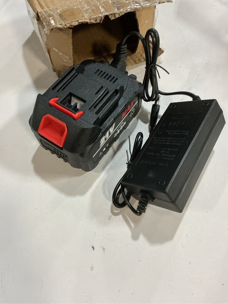 Condition photo showing Good Condition for 21V Rechargeable Lithium Battery and Battery Adapter Replacement Battery for Power Tool with Battery Level Indicator 10pcs 1500mAh battery cores type