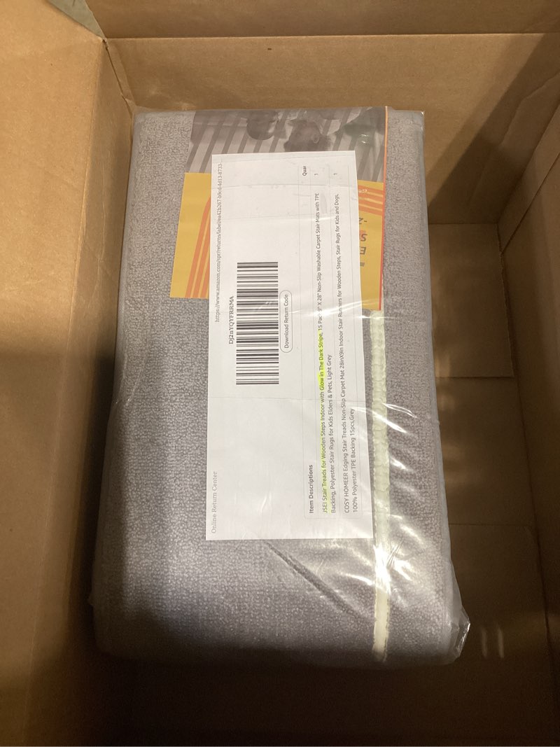 Condition photo showing Good Condition for similar s&x 10-pack outdoor stair treads non-slip with reflective & glow-in-the-dark strips pre-cut 6\" x 24\" heavy duty anti slip tape high traction waterproof – perfect for stairs, ramps, decks, boats